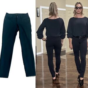 Cambio dark navy blue modern rise super stretch leggings